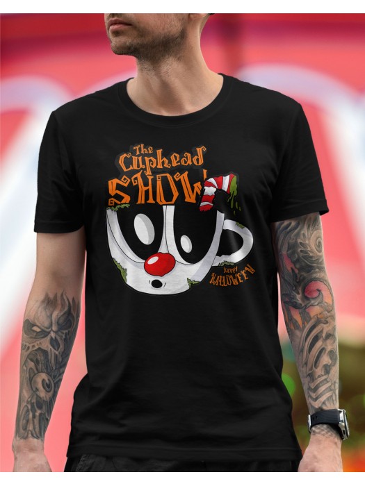 Мъжка тениска Halloween - Cuphead Show